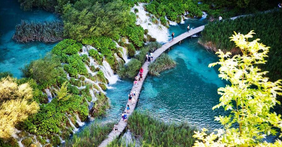 From Split/Trogir/Omiš: Plitvice Lakes Guided Group Tour - Key points at a glance