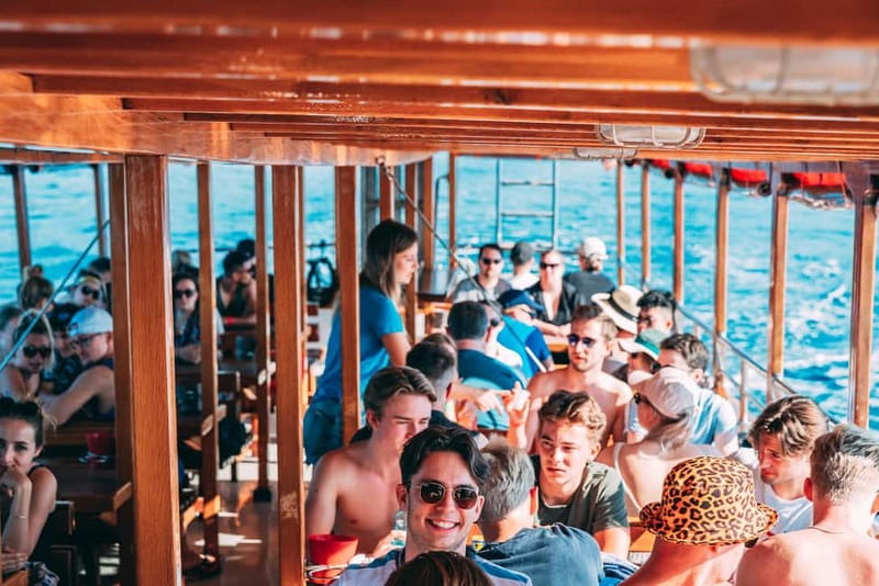 From Trogir: Blue Lagoon & Šolta Cruise with Lunch & Drinks - Maslinica: stone lanes and Marchi Castle views