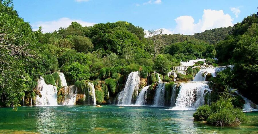 From Trogir, Seget & Okrug: Krka Waterfalls Gastro Tour - What the park ticket adds to the real price