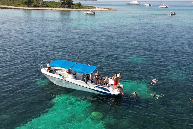 From Trogir & Split: Half Day Speedboat Tour with Blue Lagoon - The ride to Blue Lagoon and Krknjaši Bay