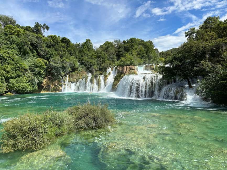 From Zadar: Krka Waterfalls Day Tour with Boat Ride & Guide - What the extra park fee really means