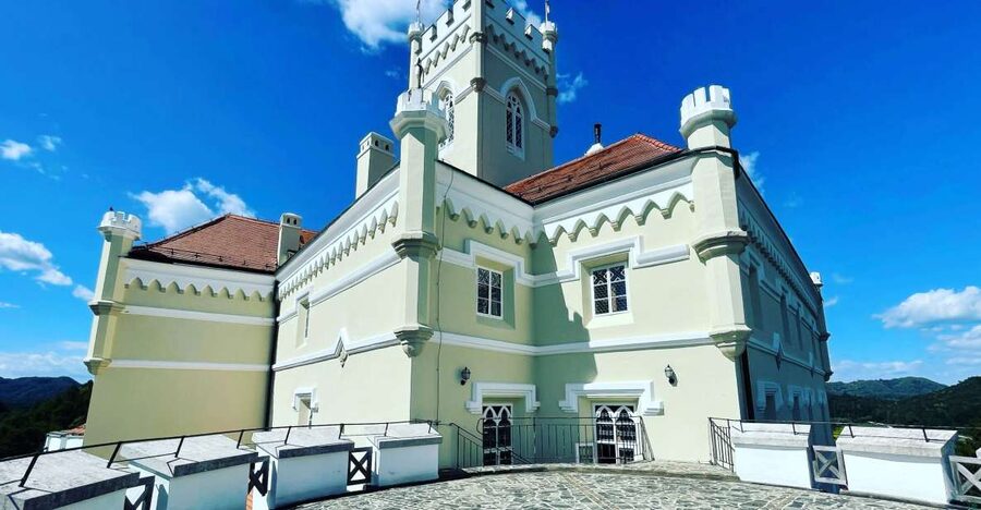 From Zagreb: Varazdin Baroque Town & Trakoscan Castle - The distinctive Varazdin cemetery stop