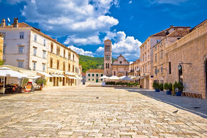 Full-Day Catamaran Cruise to Hvar & Pakleni Islands with Food and free Drinks - What the $119.72 price really covers