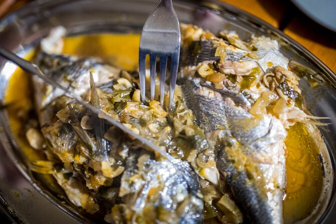 Gastro Cruise | Cruise around Dubrovnik Old Town with Lunch - Fish, side dishes, dessert, and drinks on board