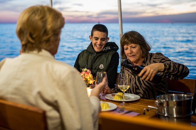 Gastro Cruise | Dinner and Boat ride around Dubrovnik Old Town - Sunset, moonlight, and the season you choose