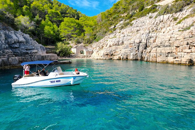 Golden Horn Beach & North Shore of Hvar Island Private Boat Tour - Vrboska, the village along a narrow bay