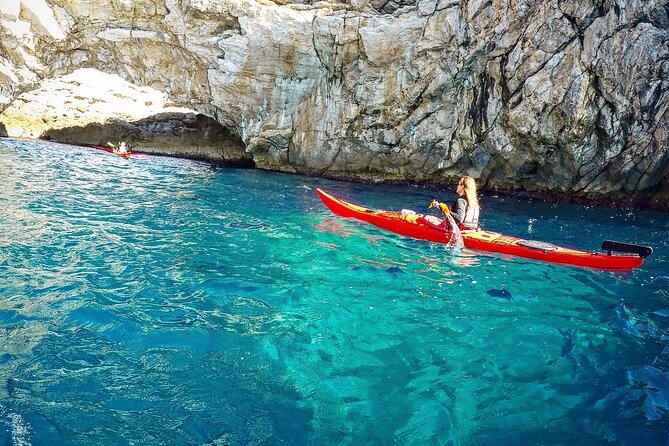 Guided Kayaking and Snorkeling Tour to Green Cave and Sipan Island from Lopud - Returning through rock formations and a third island