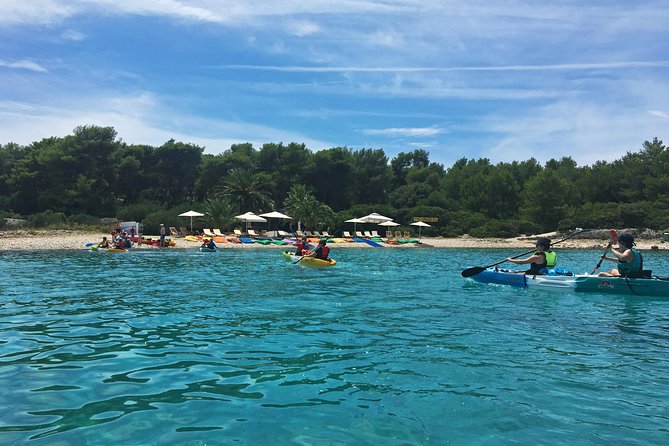 Guided kayaking tour to Pakleni islands - A flexible route with a local guide