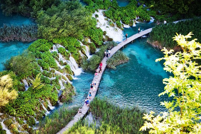Guided transfer from Split to Zagreb with Plitvice Lakes stop - Four hours among the Plitvice waterfalls
