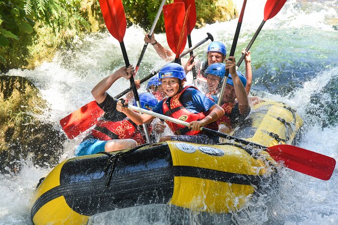 Half-Day Rafting Experience on Cetina River with Cliff Jumping and more - Swimming beneath waterfalls