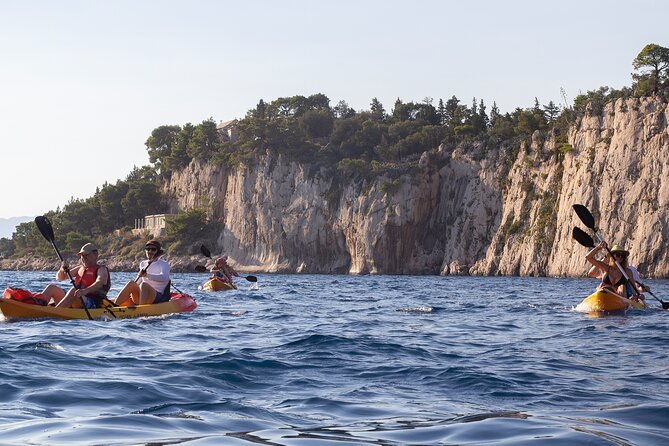 Half-Day Small-Group Kayaking Tour in Makarska - Morning calm or sunset color