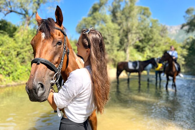 Horseback Riding Across River Ljuta with transport - Meeting Antea and Iris at Mali Raj Konavle