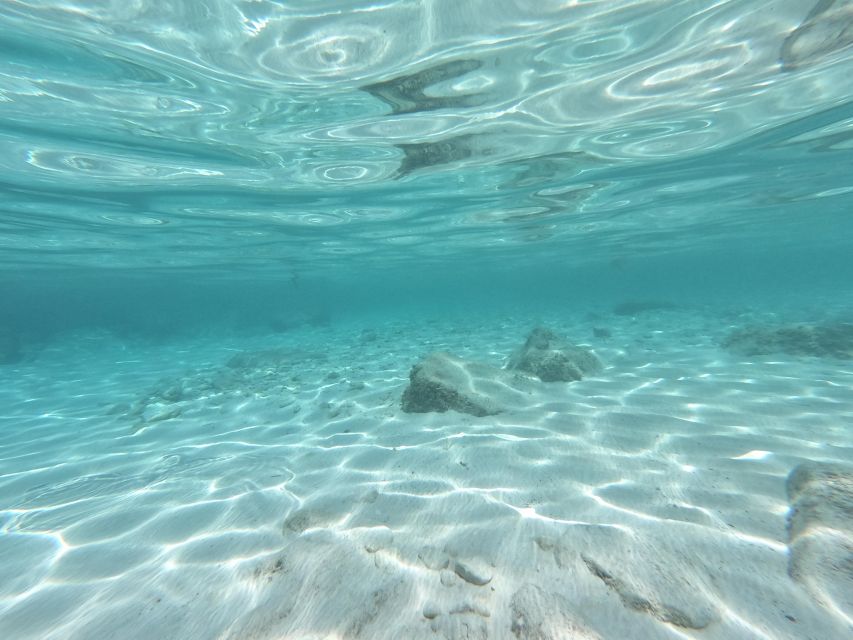 Hvar: Private Sailing Boat Trip with Swimming and Snorkeling - Mlini: the usual first swim
