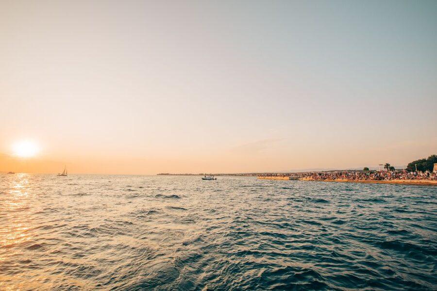 Hvar: Romantic Sunset Sailing Experience On A Comfort Yacht - The first stretch: sailing out past Hvar