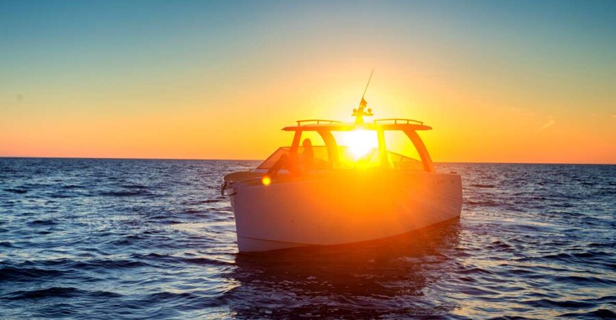 Hvar: Sunset and Pakleni Islands with a Speed Boat - Galesnik, Jerolim, and Carpe Diem from the water