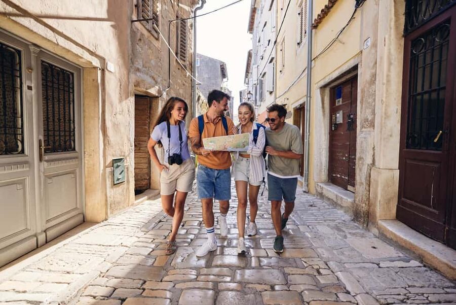 Jewels of Hvar – Guided Walking Tour - Walking through the public square and Town Loggia