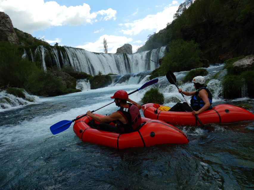 Kaštel Žegarski: Zrmanja River Packrafting - The first 30-minute break: swim, rest, and look around