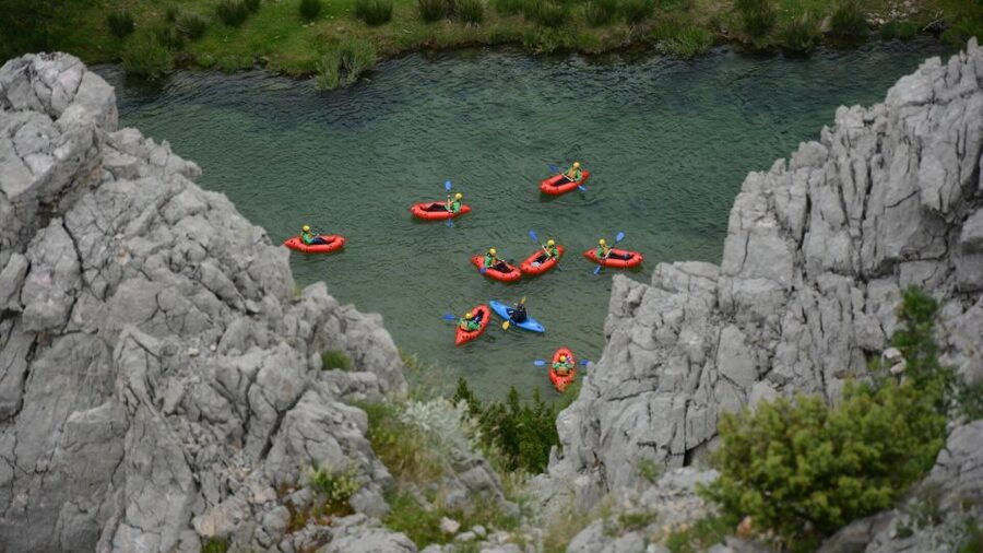 Kaštel Žegarski: Zrmanja River Packrafting - Final 30 minutes: one last guided river section