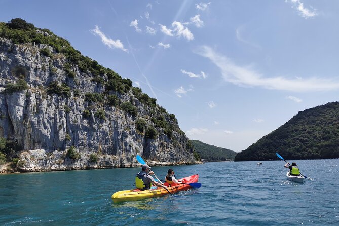 Kayaking Experience in Lim Bay Sea in The Croatian Fjord - Getting comfortable with the kayak and paddle