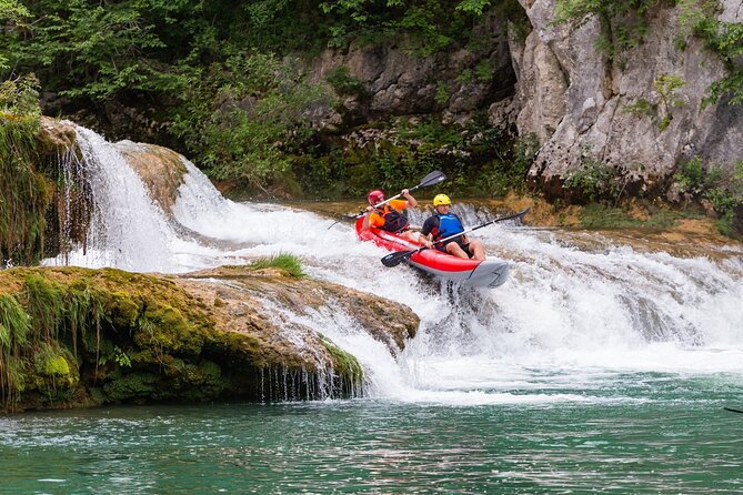 Kayaking in Mreznica Waterfalls near Slunj and Plitvice Lakes - Key points at a glance