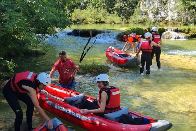 Kayaking in Mreznica Waterfalls near Slunj and Plitvice Lakes - Finishing at Tržić Bridge