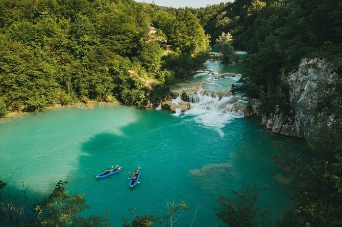 Kayaking Mreznica Waterfalls close to Plitvice Lakes - What the $66.54 price includes