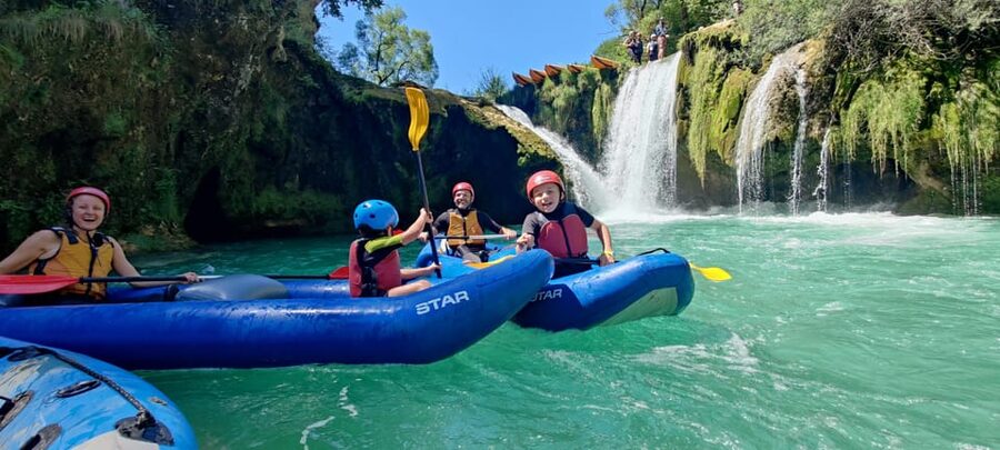 Kayaking Mreznica Waterfalls in Natural Monument - What is included for your $64
