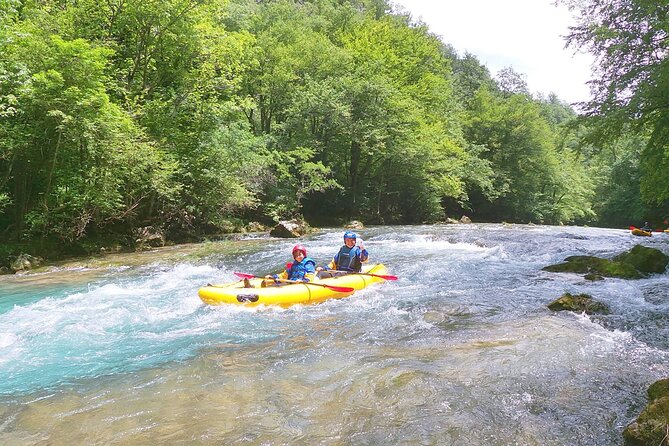 Kayaking on Upper Mreznica River - Slunj, Croatia - The final falls and return to the base