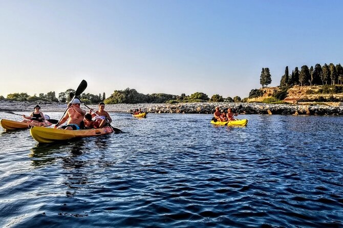 Kayaking to Island Saint Jerolim with snorkeling activitie - From Štinjan to Saint Jerolim by kayak