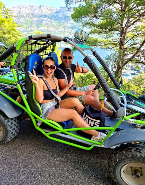 Korcula: Buggy Safari with Local Food and Wine Tasting - Vineyards, Olive Groves, and Wide Island Views