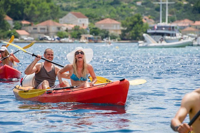 Korcula Island Private Sea Kayaking Tour with lunch - Paddling Out From Lumbarda