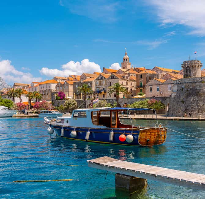 Korčula: Sail Away - tour with traditional craftmanship boat - Vrnik Island: stone, monastery, and the first swim
