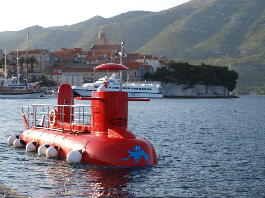 Korcula: Semi-Submarine Tour - Fish, windows, and changing water clarity