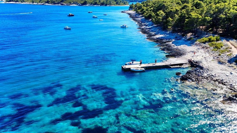 Korčula Snorkeling&Swimming, Shipwreck & More, Private Tour - The Blue Lagoon at Stupe and Majsan