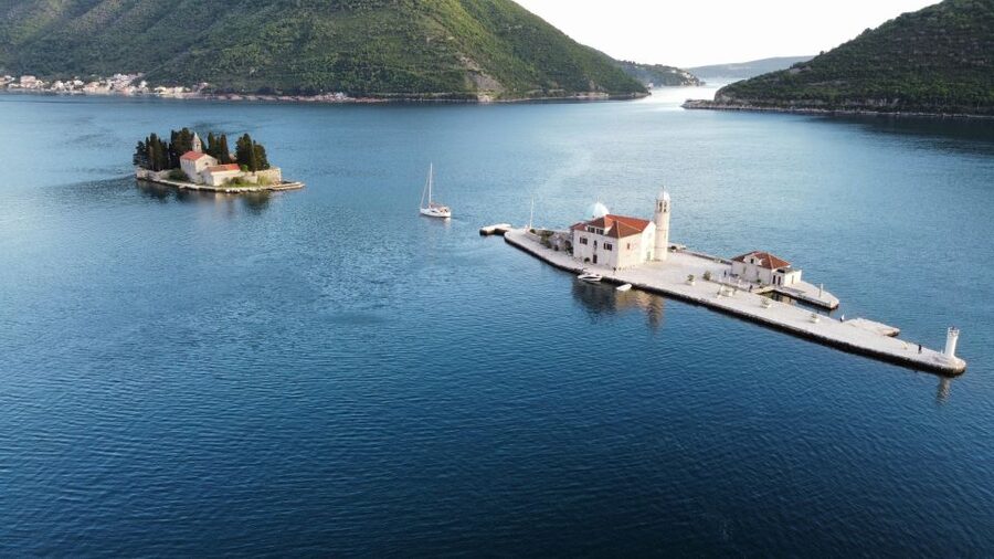Kotor: Boat Cruise with Blue Cave Swim and Submarine Base - Speed, scenery, and comfort on the water