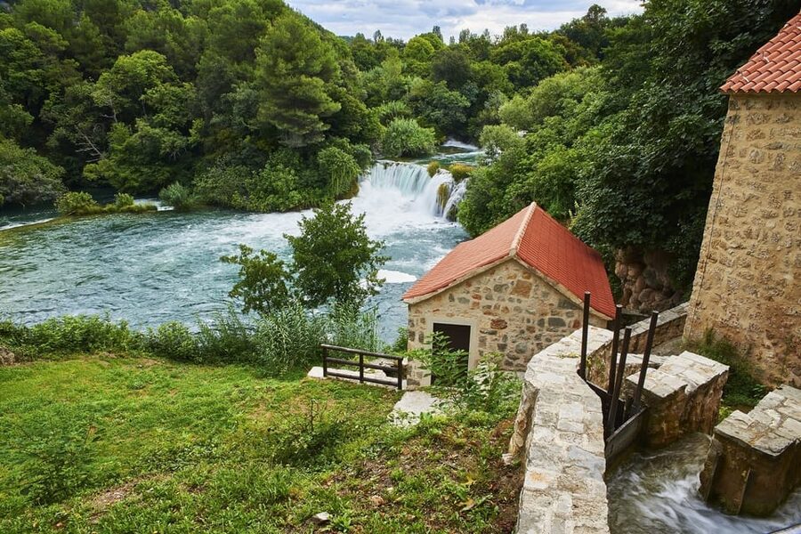 Krka Waterfalls Excursion from Makarska Riviera - The Stella Croatica stop on Klis