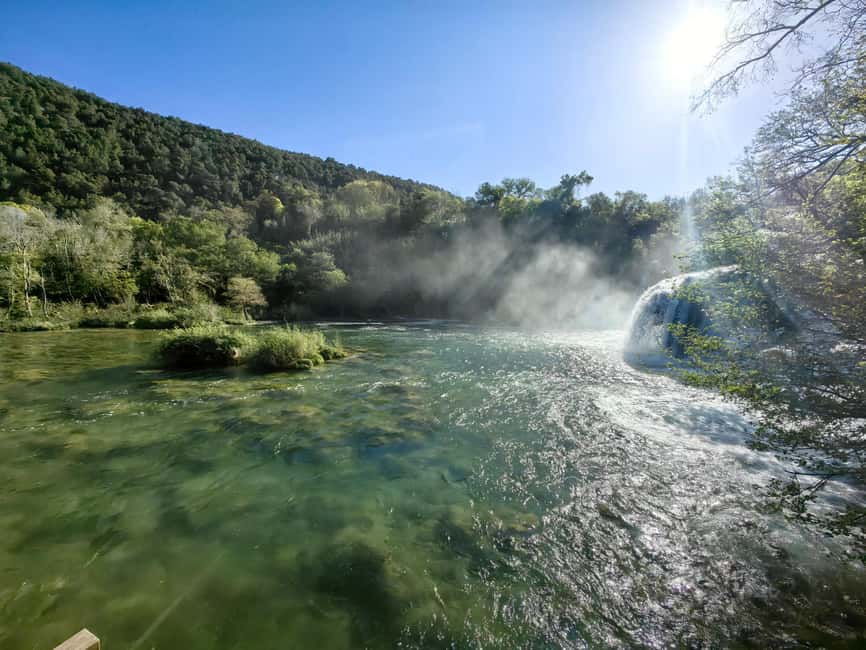 Krka waterfalls tour with lunch from Split - Ninety minutes in Šibenik