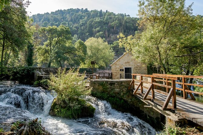 Krka Waterfalls tour with Trogir Walking tour and Krka panoramic boat cruise - The panoramic boat ride through the Krka area