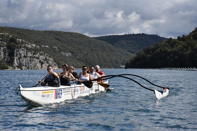 Lim Bay Outrigger Canoe Tour - A small group with guides Nik and Tom