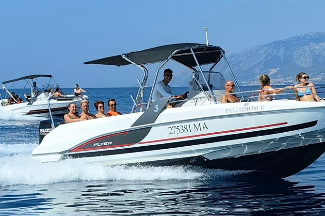 Makarska: 3 Island Speedboat Tour with Little Blue Cave & Lagoon - Jelsa: one hour for coffee and a cool treat