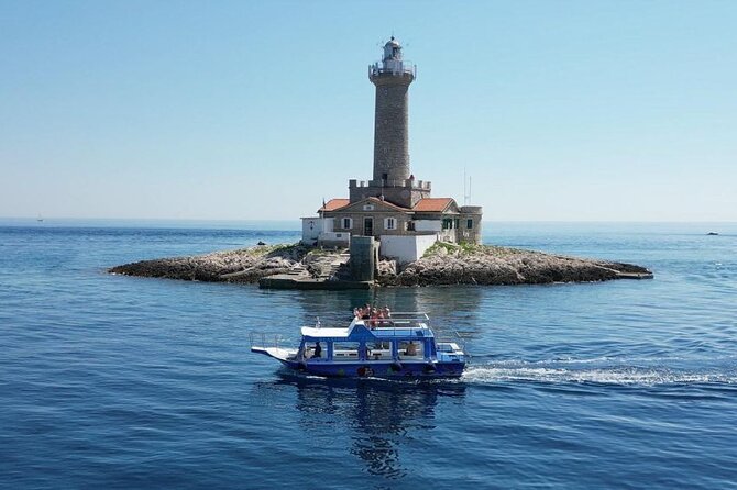 Medulin: Glass Boat Tour Experience to Kamenjak - Seeing Golumbera cave from the water