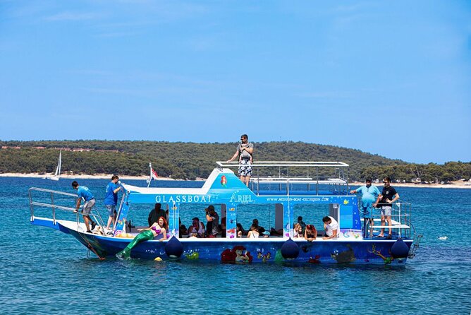 Medulin: Glass Boat Tour Experience to Kamenjak - A glass boat ride with drinks and music