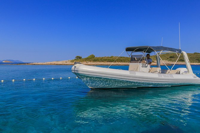 Mesmerizing Hvar speed boat tour with optional wine tasting - Green Lagoon, clear water, and a possible fish encounter