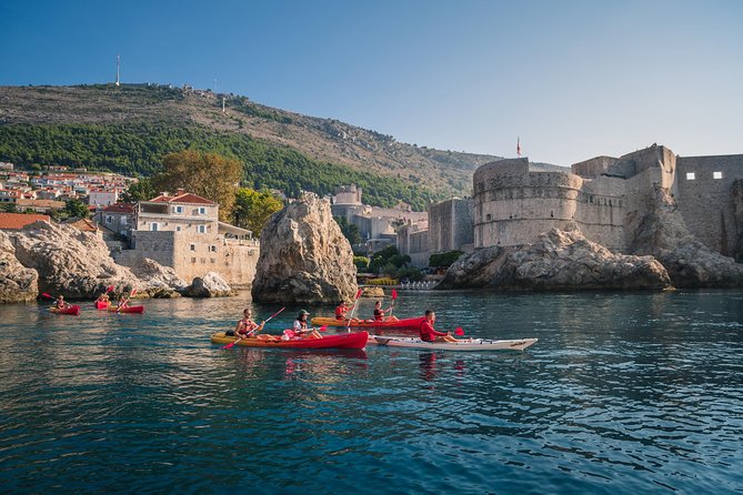 Morning and Day Tours - Sea Kayaking & Snorkelling Dubrovnik - Paddling past Lovrjenac Fort and the old walls