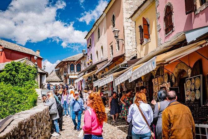 Mostar and Herzegovina Tour with Kravica Waterfall from Split & Trogir - Free time for food, shopping, and a closer look