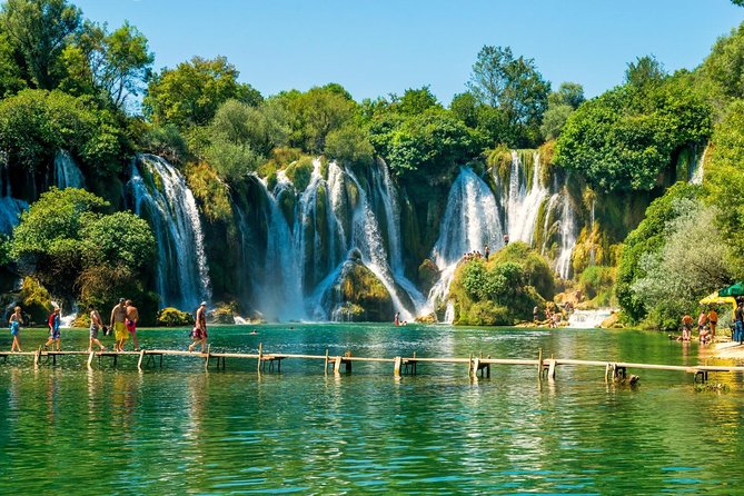 Mostar and Kravice Waterfalls Tour from Dubrovnik (Semi-Private) - Kravice Falls: beauty with a steep walk down