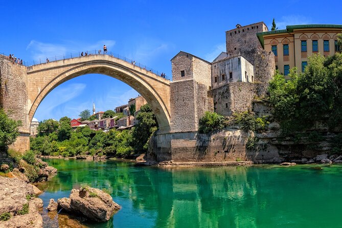 Mostar, Kravica Waterfalls and Pocitelj Day Trip from Dubrovnik - Pocitelj: a short climb with a big Neretva view