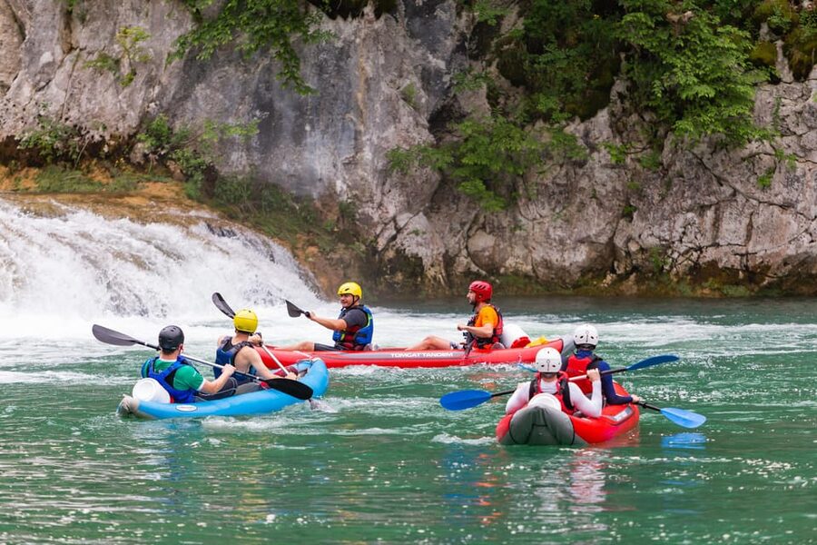 Mrežnica Waterfalls Kayaking | Slunj - Rastoke - Plitvice - The first hour: entering Mrežnica’s canyon