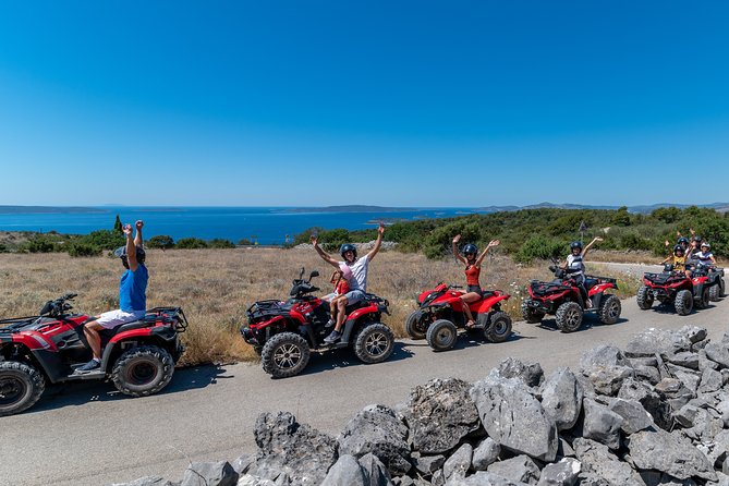 Off road Quad Adventure Tour on Island Čiovo - Riding the high dirt tracks of Čiovo