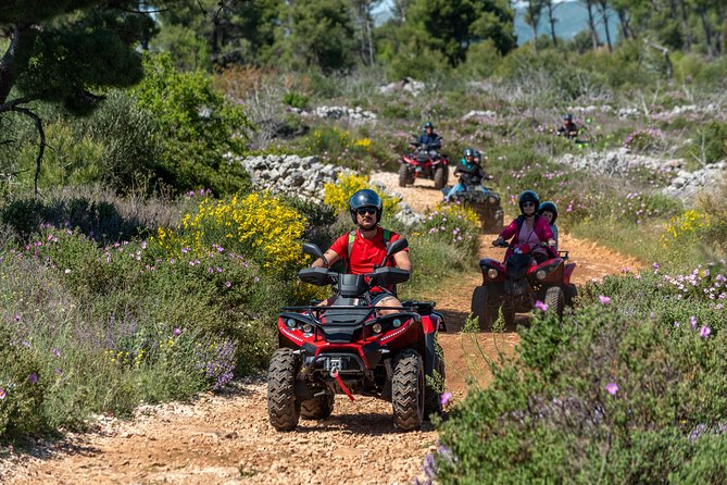 Off road Quad Adventure Tour on Island Čiovo - The eastern point and views toward Split